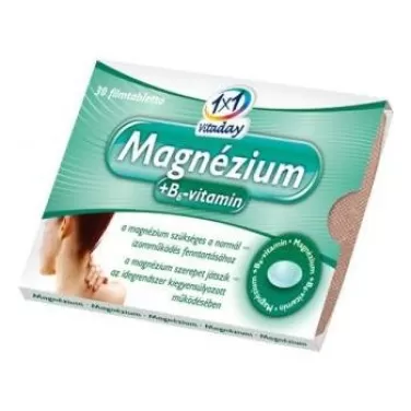magnézium+b6-vitamin filmtabletta 30 db