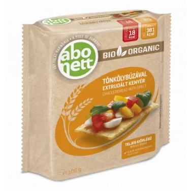 Extrudált bio kenyér tönkölybúzával 100 g