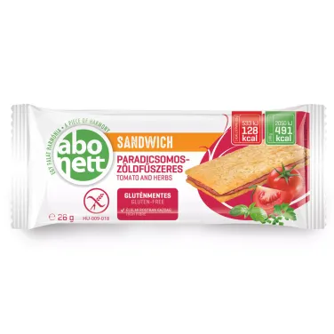 Abonett sandwich paradicsomos-zöldfűszeres gluténmentes 26 g