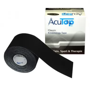Acutop classic kineziológiai tapasz 5cmx5m fekete 1db