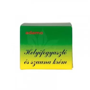 Helyi fogyasztó és szauna krém 50 ml