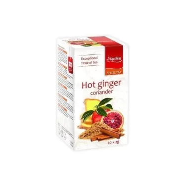 forró gyömbéres koriander tea 20x2g 40 g