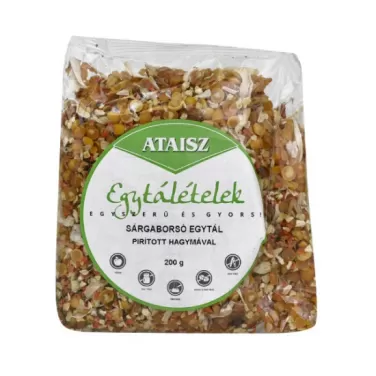 sárgaborsó egytál pirított hagymával és vegyes zöldsé 200 g