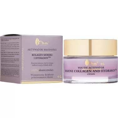 anti-aging fiatalság aktivátor kollagén és hialuronsav hatású hydrano hatóanyagú arckrém 50 ml