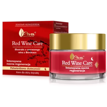 anti aging ránctalanító éjszakai arckrém bordeaux-i vörösbor kivonattal 50 ml