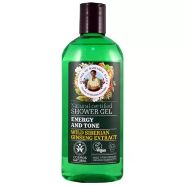 bio tusfürdő gél energetizáló és tonizáló vad szibériaiginzeng kivonattal 260 ml