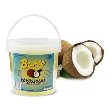 Barco kókuszolaj sütéshez főzéshez vödörben 1000 ml