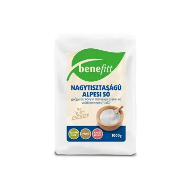 nagytisztaságú alpesi só 1000g