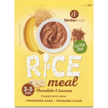gluténmentes rizskása étcsokoládé-banán 60 g