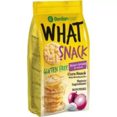What Snack gluténmentes puff. kukorica tejszínes-hagymás 50 g