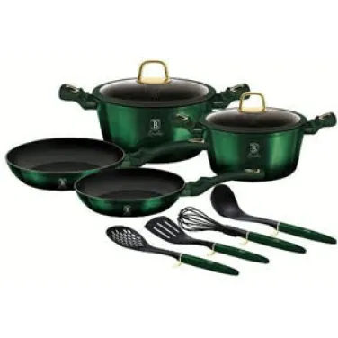 10 részes edénykészlet, Emerald Collection (BH/7039)