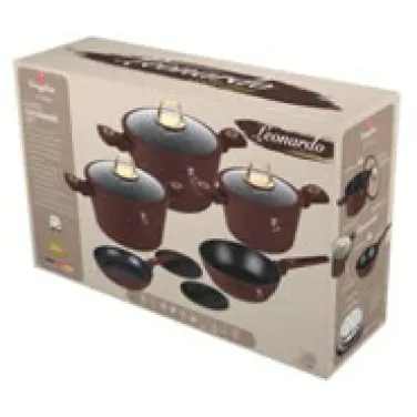 10 részes edénykészlet, Leonardo Collection (NEW) (BH/8050)
