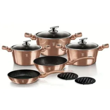 10 részes edénykészlet, Metallic Line Rose Gold Edition (BH/1220N)