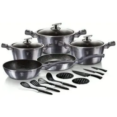 17 részes edénykészlet, Metallic Line Carbon Pro Edition (BH/6920)