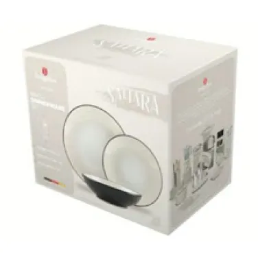 18 részes étkészlet, krém (NEW) (BH/10001)