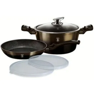 5 részes edénykészlet, Metallic Line Shiny Black Edition (BH/6616T)