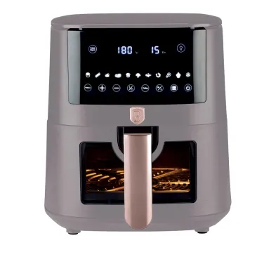 Forró levegős fritőz, 8 L, átlátszó ablakkal, matt taupe (NEW) (BH/9608)