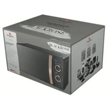 Mechanikus mikrohullámú sütő, 20 L, fekete- rose gold (NEW) (BH/9625)