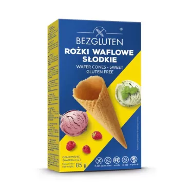 gluténmentes édes ostya tölcsér 85 g