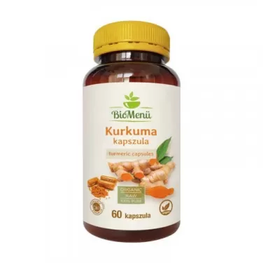 bio kurkuma kapszula 60 db