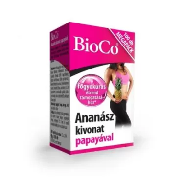 Ananász kivonat papayával megapack 100 db