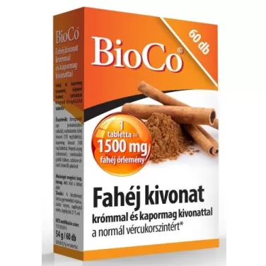 Fahéj kivonat tabletta 60 db