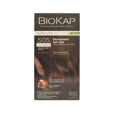 nutricolor rapid tartós hajfesték nr 5.05 chestnut light brown 135 ml