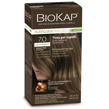 nutricolor rapid tartós hajfesték nr 7.0 natural medium blond 135 ml