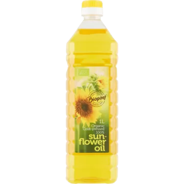 Bio hidegen sajtolt napraforgó olaj 1000 ml