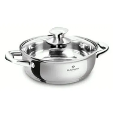 Alacsony lábas fedővel, 22 cm, Gourmet Line (NEW) (BL-3865)