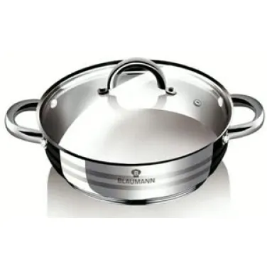 Alacsony lábas fedővel, 32 cm, Gourmet Line (BL-1005)