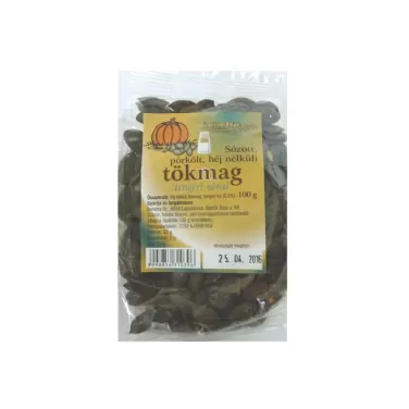 héjnélküli tökmag pörkölt sózott 100 g