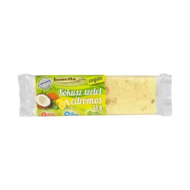 vegán kókusz szelet citromos 35 g