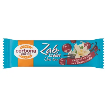 Cerbona zabszelet meggy-vanília 40 g