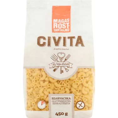szarvacska magas rostos tészta 450 g