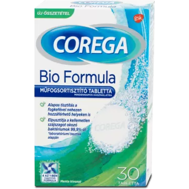 Corega tabs műfogsor tisztító tabletta 30 db