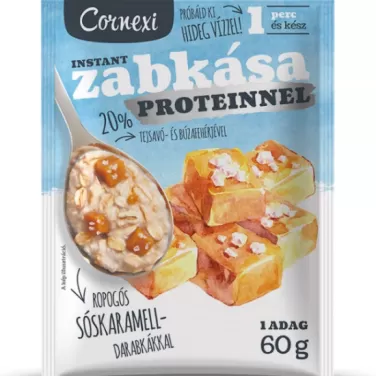 sós karamellás protein zabkása 60g