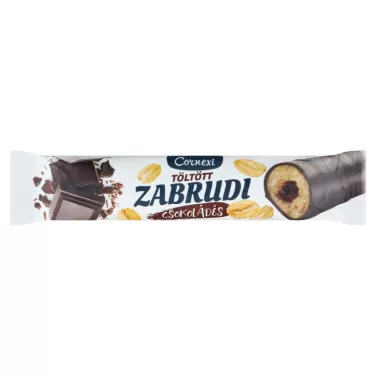 zabrudi csokoládés töltelékkel töltött zabrúd kakaós bevonattal 30 g