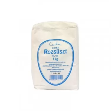 sötét rozsliszt rl-125 1000 g