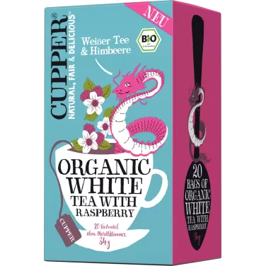 bio málnás fehér tea 20 db 34 g