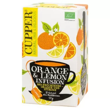 bio orange&lemon narancs-citrom gyümölcstea 20 db 50 g