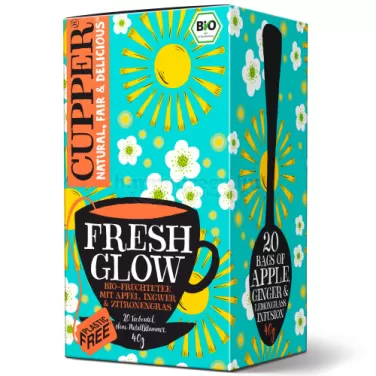 bio organic fresh glow tea 20 db 40 g