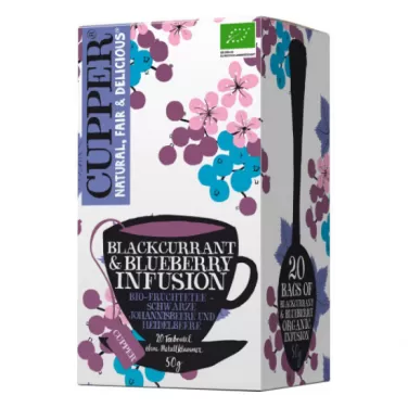 bio tea blackcurrant-blueberry feketeribizli-áfonya tea 50 g