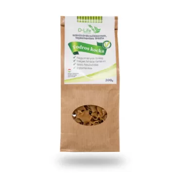 D-max szénhidrátcsökkentett fodros nagykocka tészta 200 g