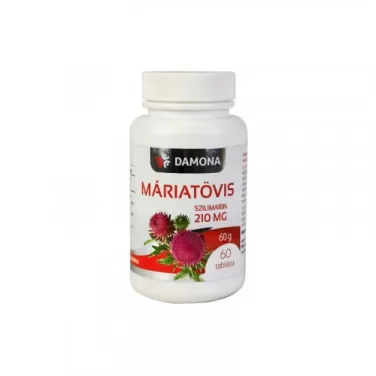 máriatövis szilimarin 210mg tabletta 60db