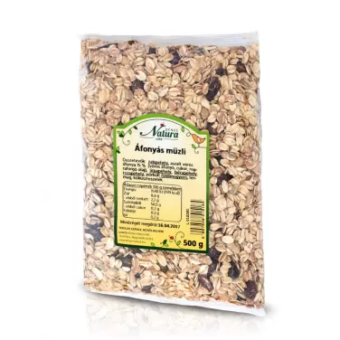 áfonyás müzli 500 g