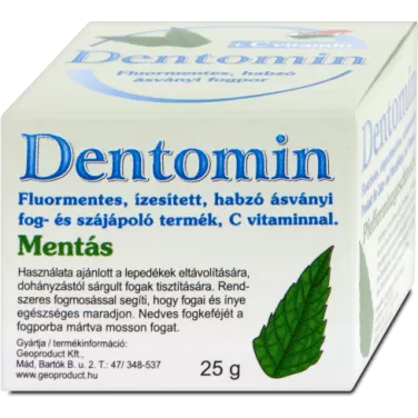 Dentomin-H fogpor mentás 25 g