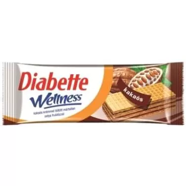 wellness kakaós ostya fruktózzal 50 g