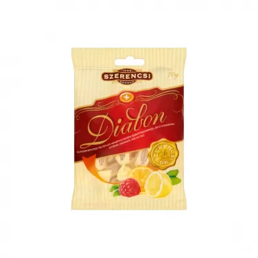 Diabon cukorka citrom narancs málna 70 g