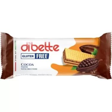 kakaós krémmel töltött mártatlan ostya, fruktózzal gluténmentes 50 g